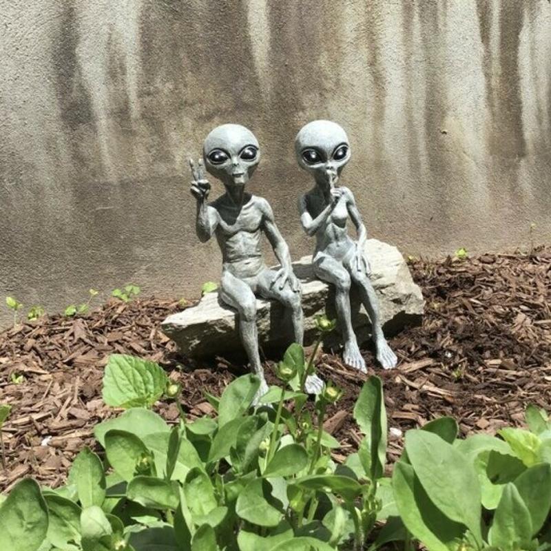 Alien Garten Statue | Brehn