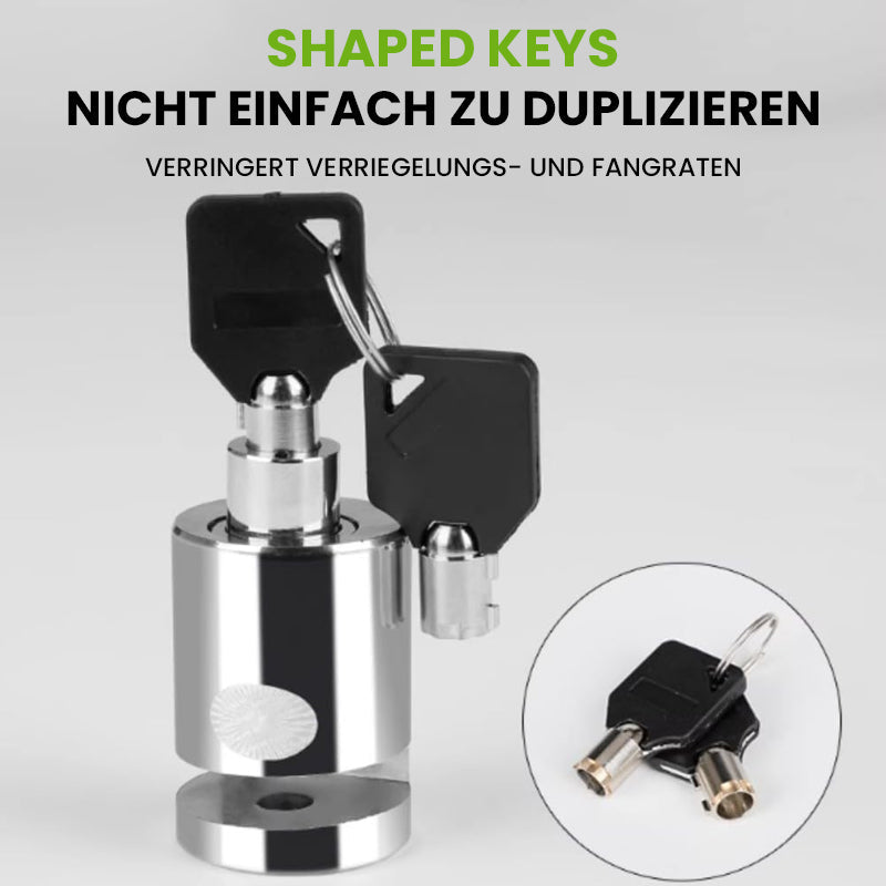 Anti-Diebstahl-Radscheibenschloss mit 2 Schlüsseln | Brehn