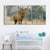 Aquarell-Wandbild „Hirsch der Steppe“ (3-teilig)