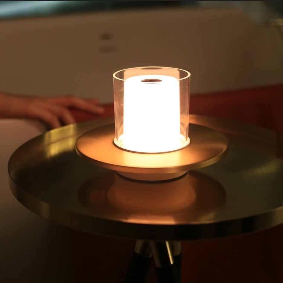 Glas Kerzen Tischlampe | Brehn