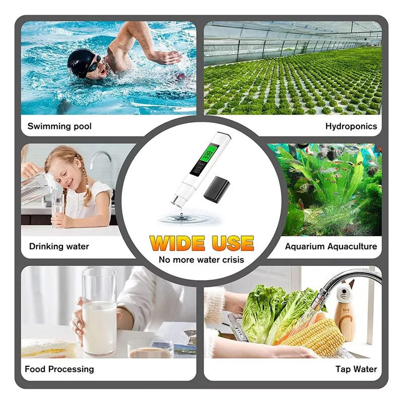 Brehn | Neuer 4 in 1 Tds Meter Digital Wasser Tester