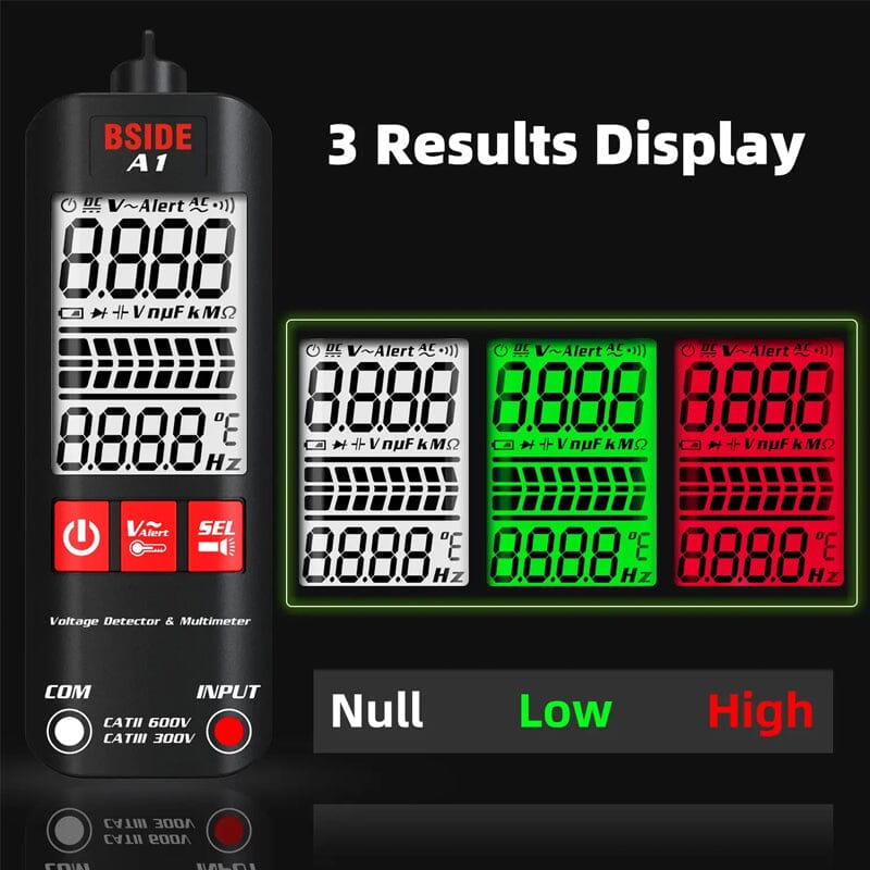 A1 Vollautomatisches intelligentes digitales Multimeter mit Anti-Burner-Funktion