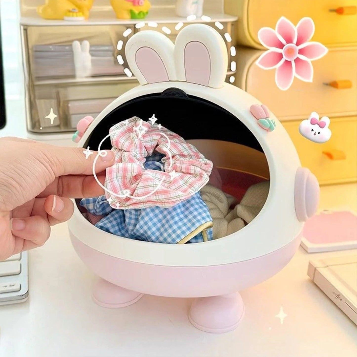 Brehn | Mini Rabbit Desktop Storage Mülleimer