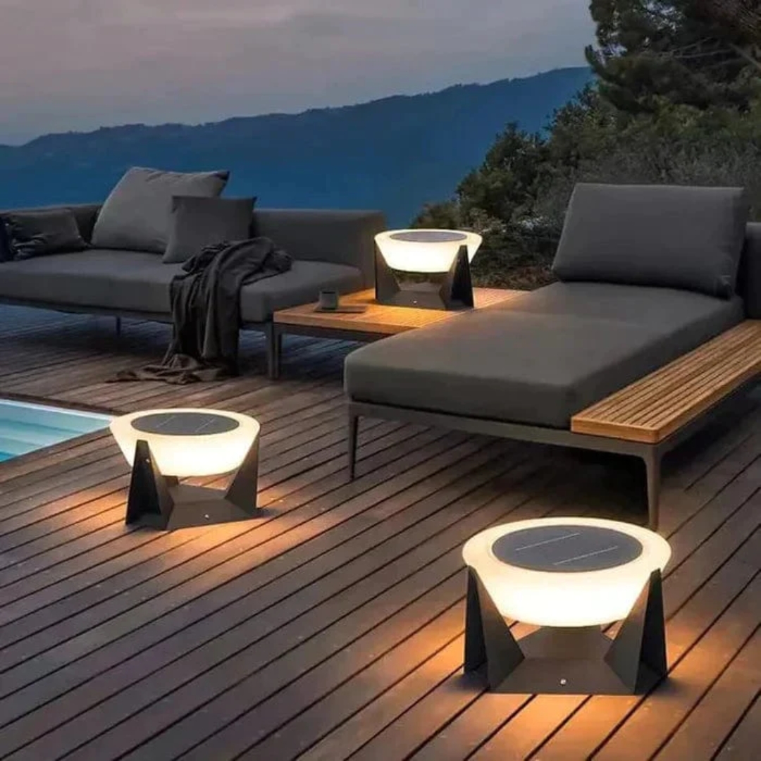 Brehn | Stylische solarbetriebene Außenlampe