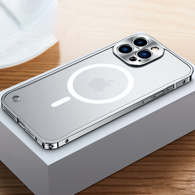 Magnetisches Gehäuse für iPhone mit Metallrahmen | Brehn