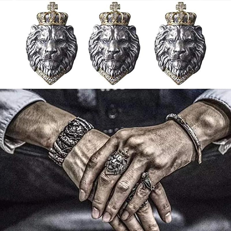 Retro Nordic Löwenförmiger Ring | Brehn