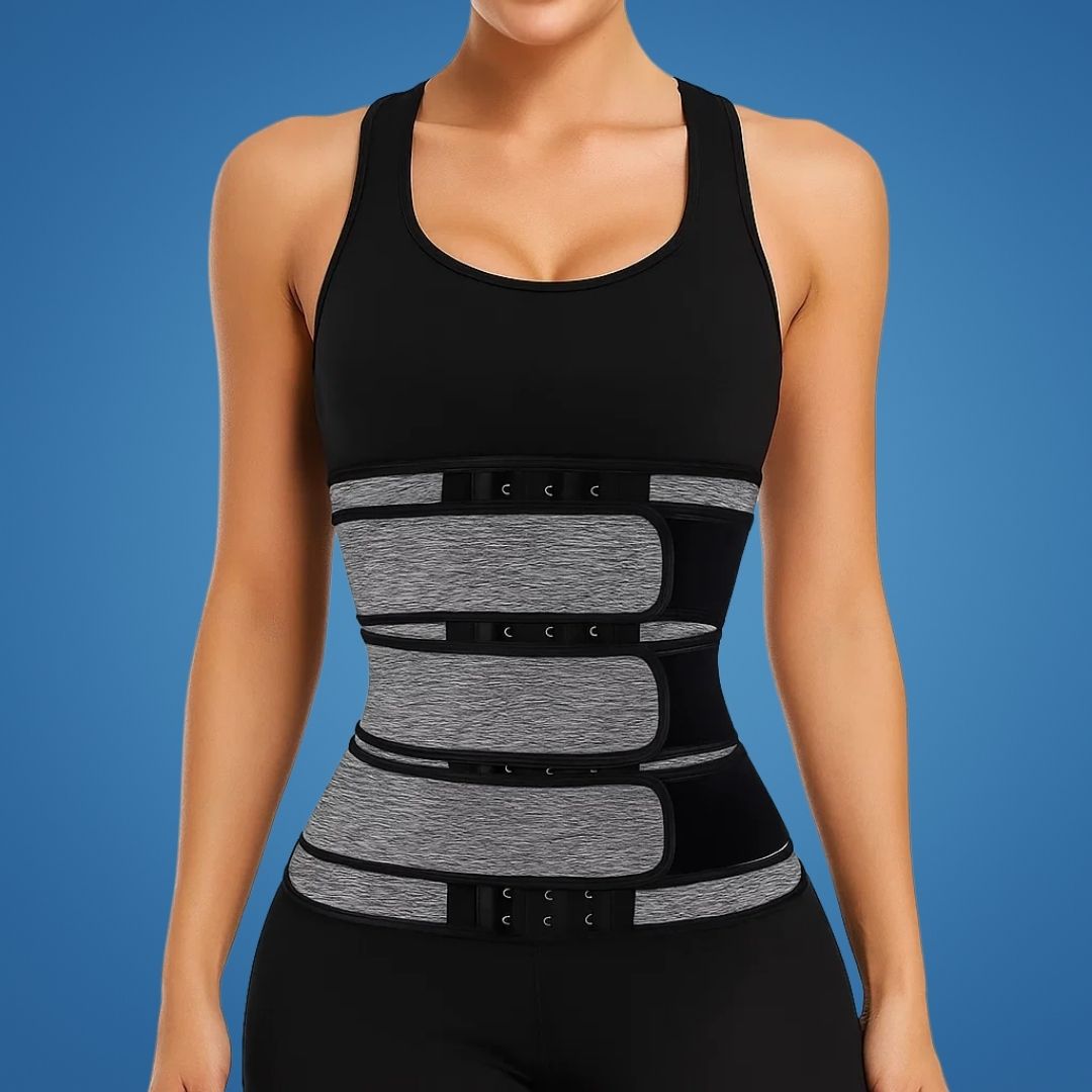 ThermoCore | Taillentrainer Gürtel – Dreifache Kompression – Atmungsaktives Neoprenmaterial – Nach dem Training & Nach der Geburt Verwendung Brehn