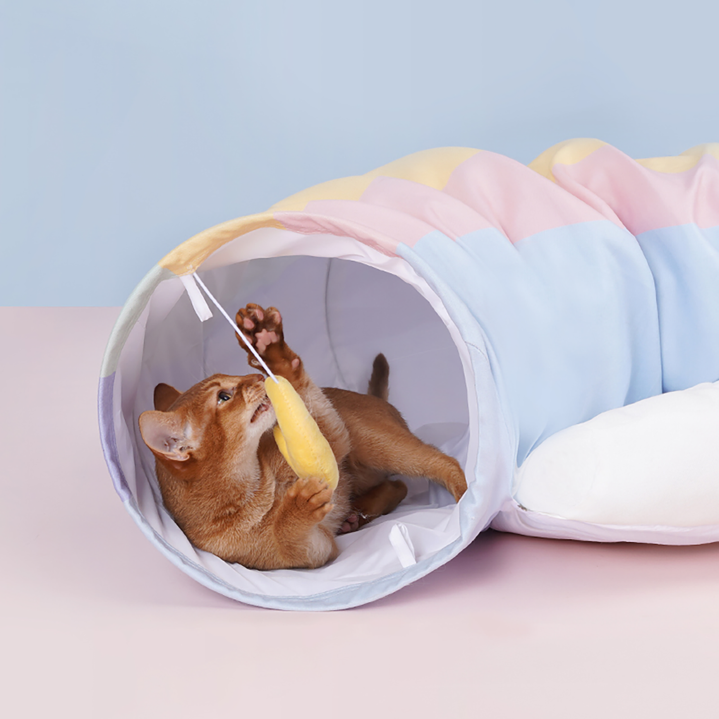 Candy Cloud Katzen-Tunnel – Weich, Gemütlich und Verspielt | Brehn
