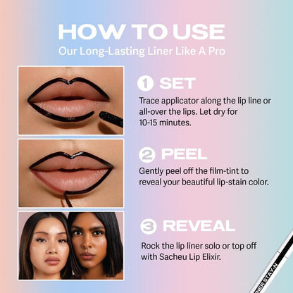 Brehn | Langanhaltender Peel-Off Lip Liner – 12-Stunden Wischfestigkeit