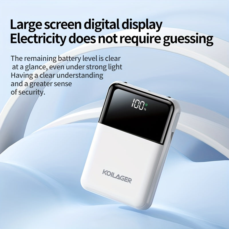 Powerbank 10000mAh Mini mit Display | Brehn