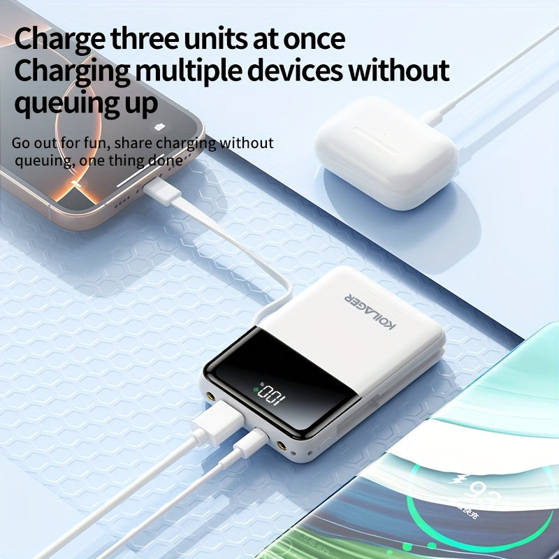 Powerbank 10000mAh Mini mit Display | Brehn