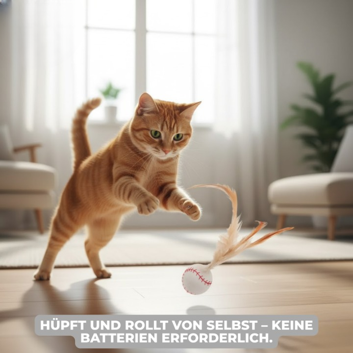 FetherSprint — Entfessle den wilden Jäger in deiner Katze mit lautlosem Spielspaß! | Brehn