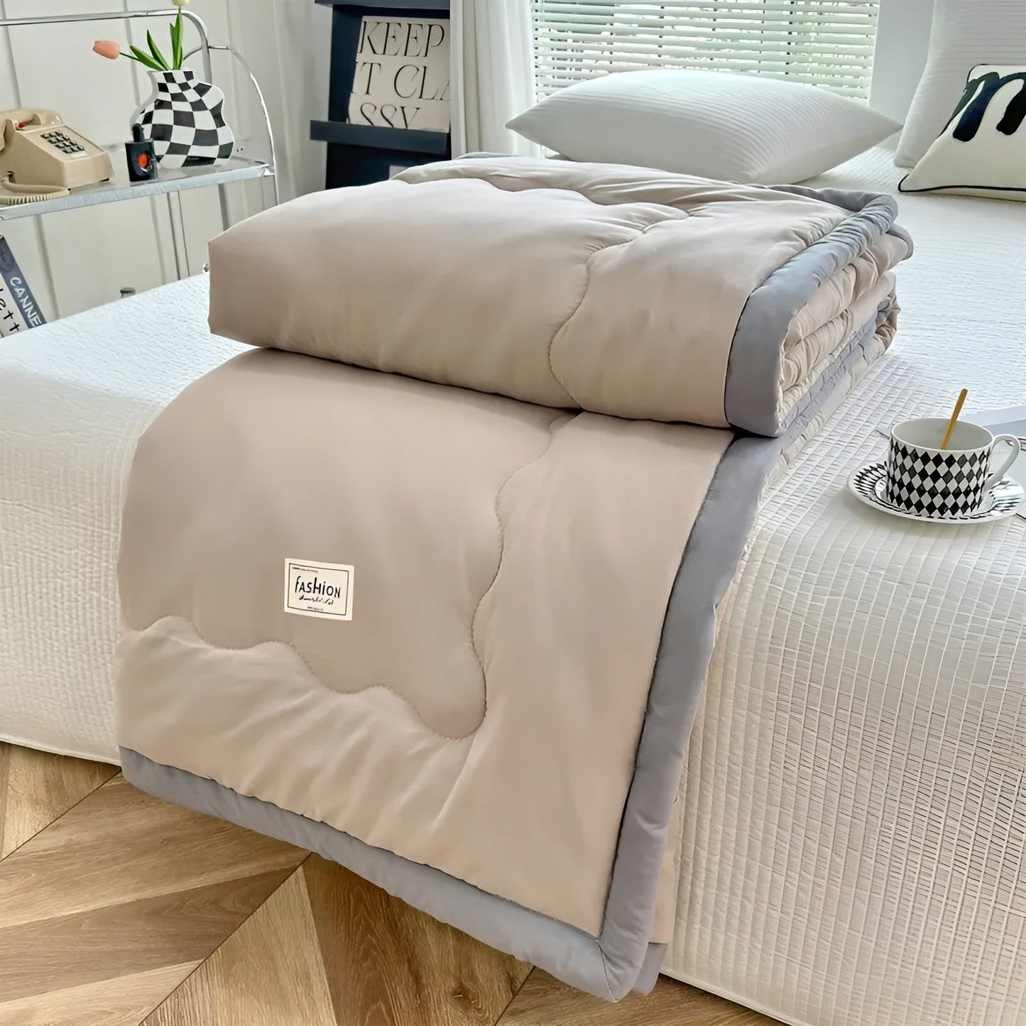 Leichte Sommerdecke – atmungsaktiv & vielseitig | Für Sofa, Bett & Reisen
