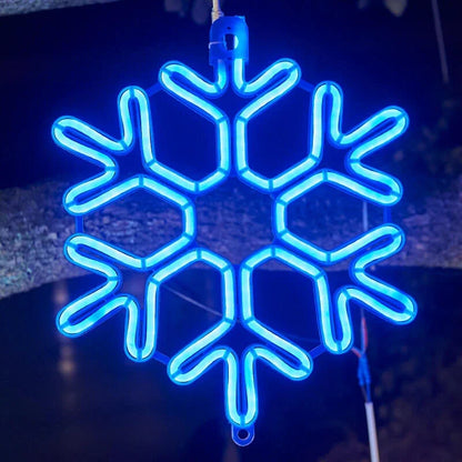Wasserdichte LED Schneeflockenlichter für festliche Winterdekoration