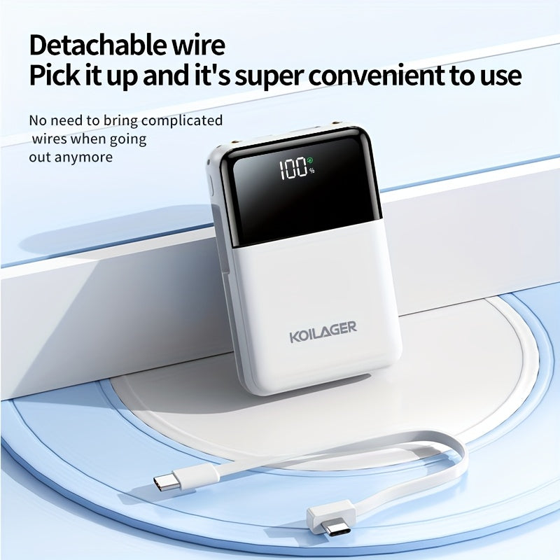 Powerbank 10000mAh Mini mit Display | Brehn