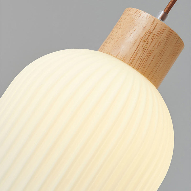 Brehn | VintageLight - Stilvolle Holz- und Glas-Pendelleuchte