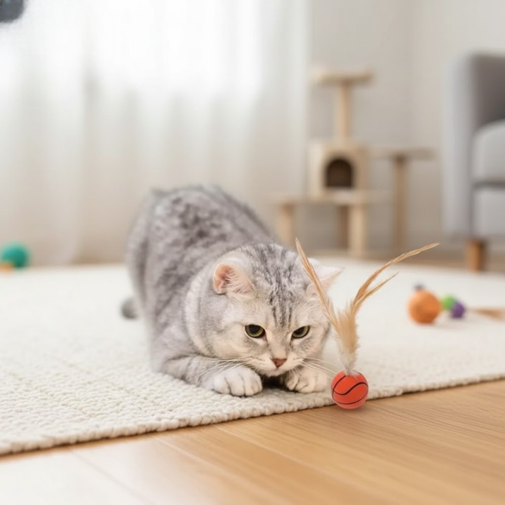 FetherSprint — Entfessle den wilden Jäger in deiner Katze mit lautlosem Spielspaß! | Brehn