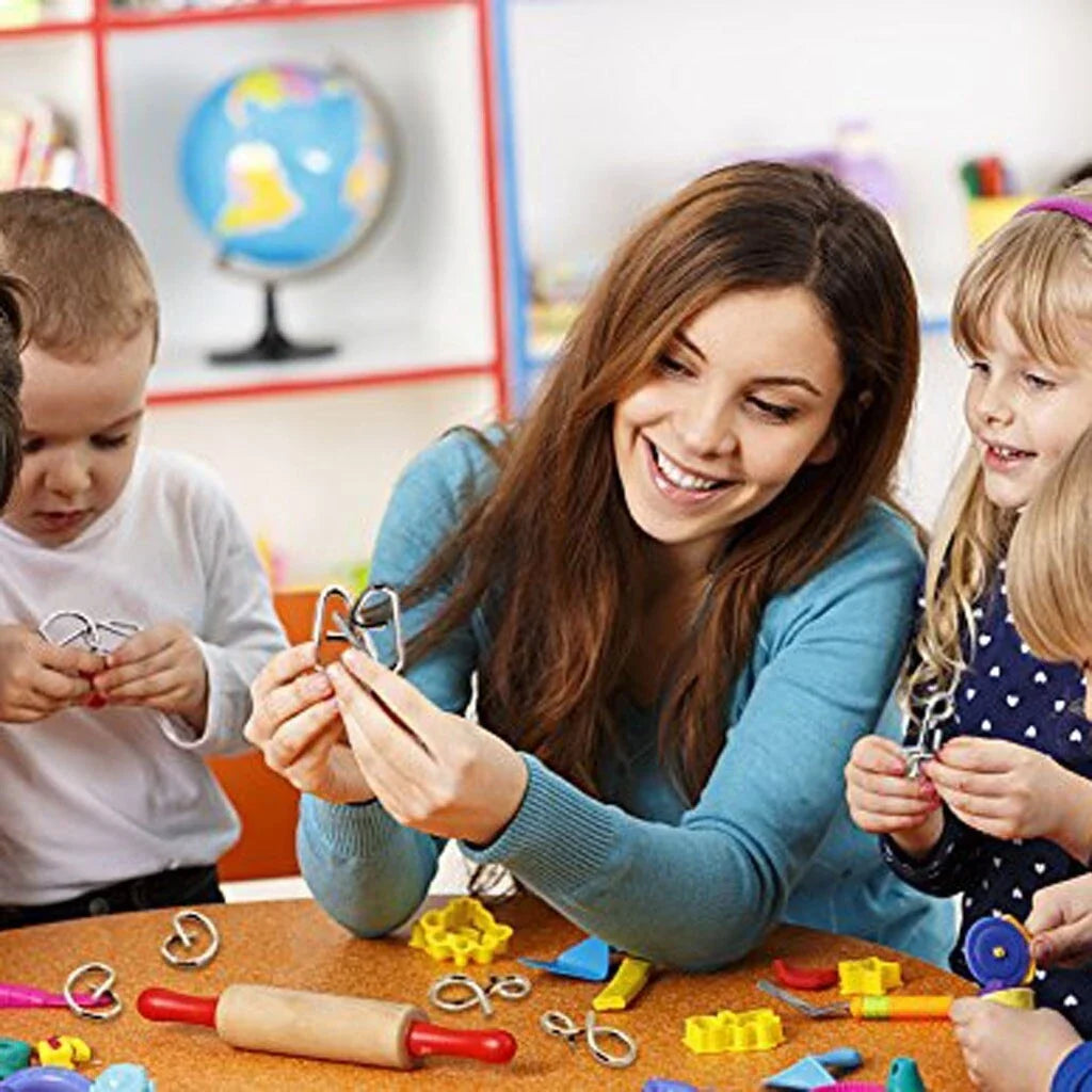 Brehn | Metall-Puzzle-Ring-Set