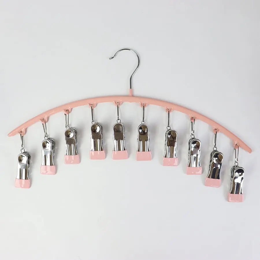 2-teilige Set Leggings Organizer Kleiderbügel – mit 20 Clips für platzsparende Aufbewahrung!