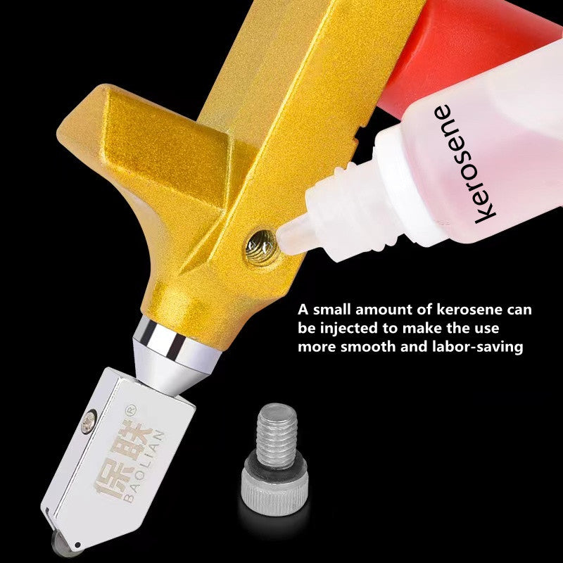 Brehn | 2in1 Professionelle Glas-Keramik Diamant Rollenschneider