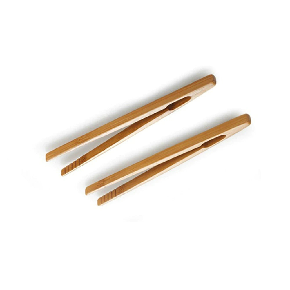 2 Stück Bambus Holz Toastzange | Brehn
