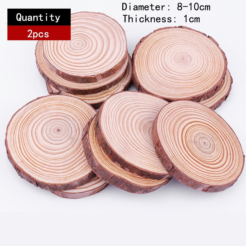 Natürliche Holzscheiben-Untersetzer | Brehn