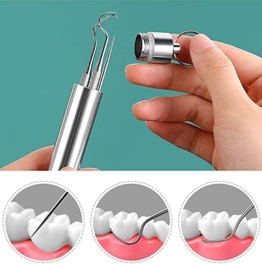 7-teiliges Edelstahl Zahnstocher Set | Brehn