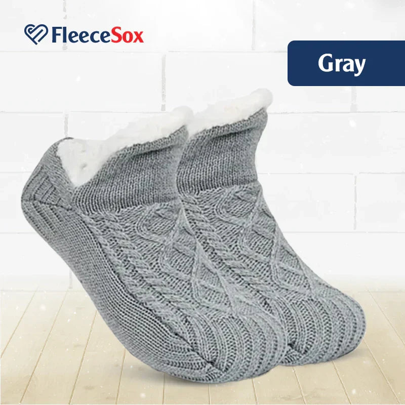 Brehn | Fleecegefütterte rutschfeste Thermosocken