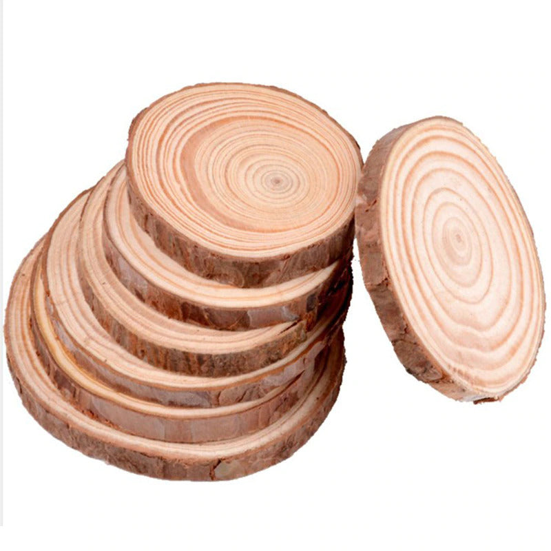Natürliche Holzscheiben-Untersetzer | Brehn