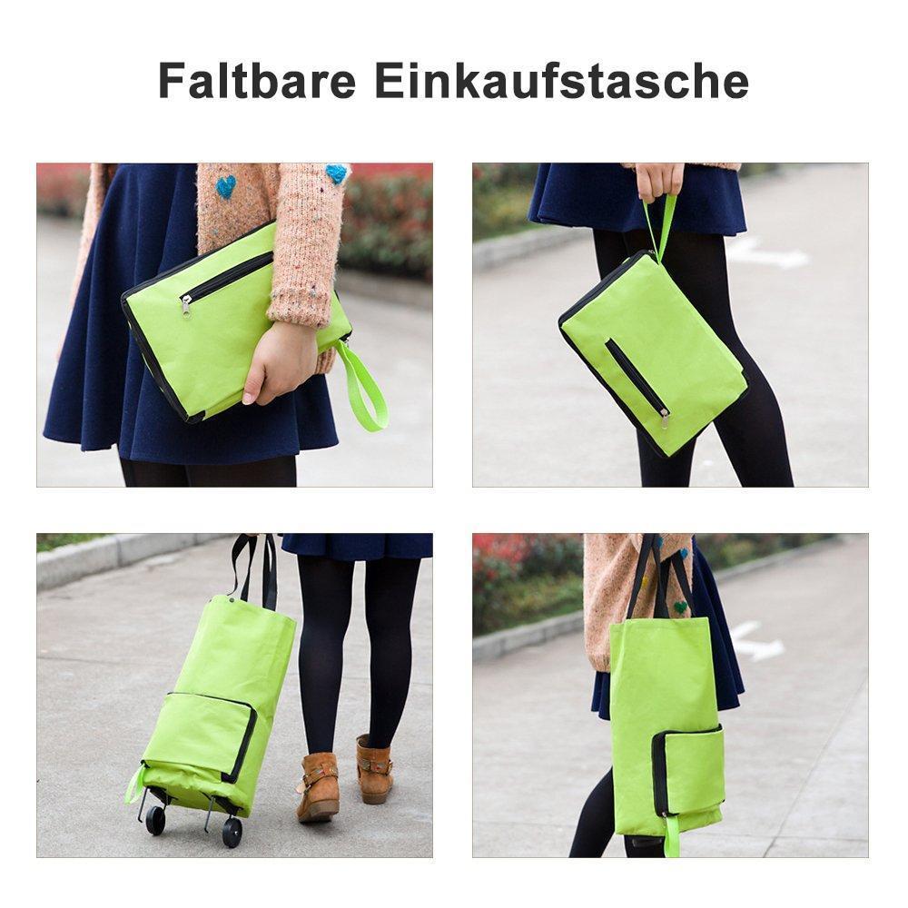 Tragbarer faltbarer Einkaufswagen | Brehn