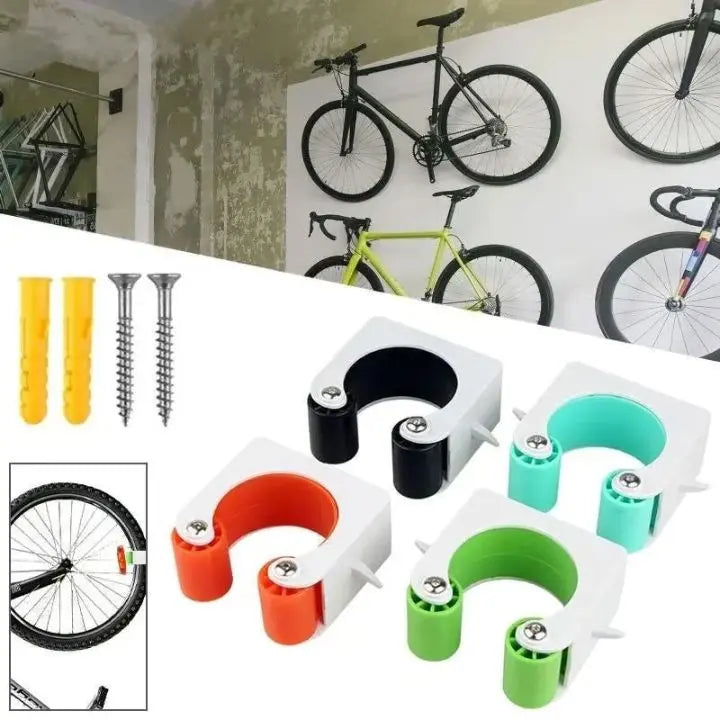 3-teiliges Wandfahrradhalter - Platzsparende Aufbewahrung für alle Fahrräder