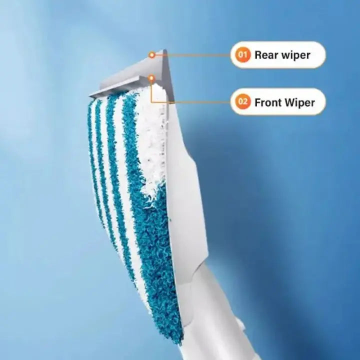 3-in-1 Fensterreiniger mit Verlängerung & Sprühfunktion + 3 Tücher