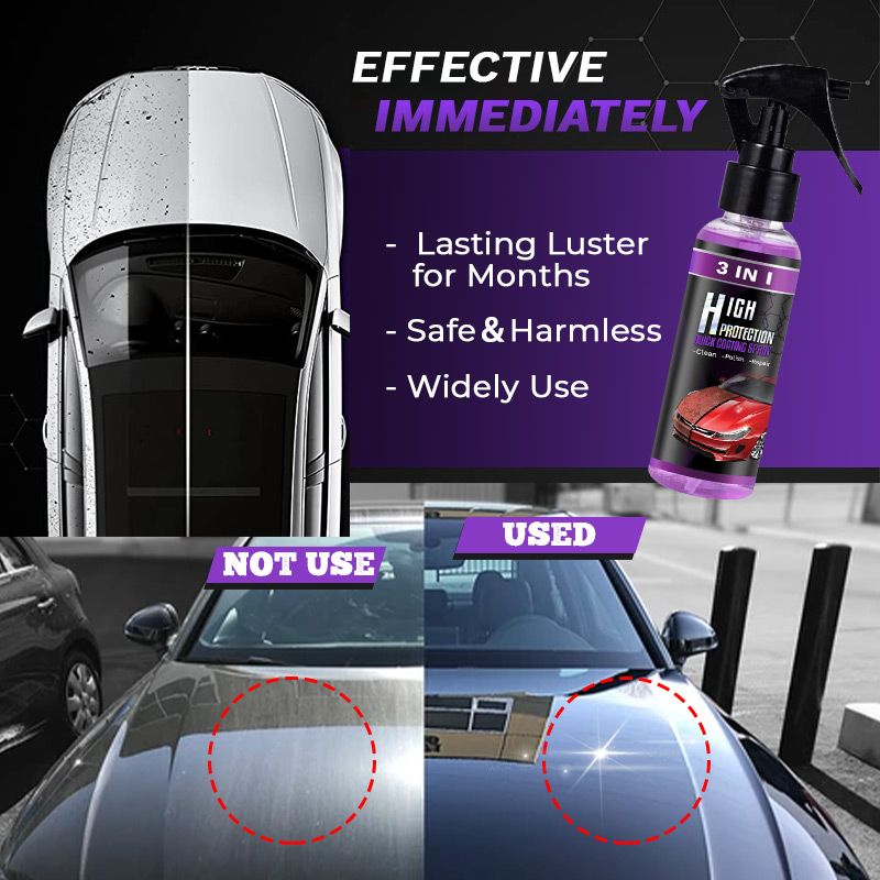 3 in 1 Hochschutz Auto Spray | Brehn
