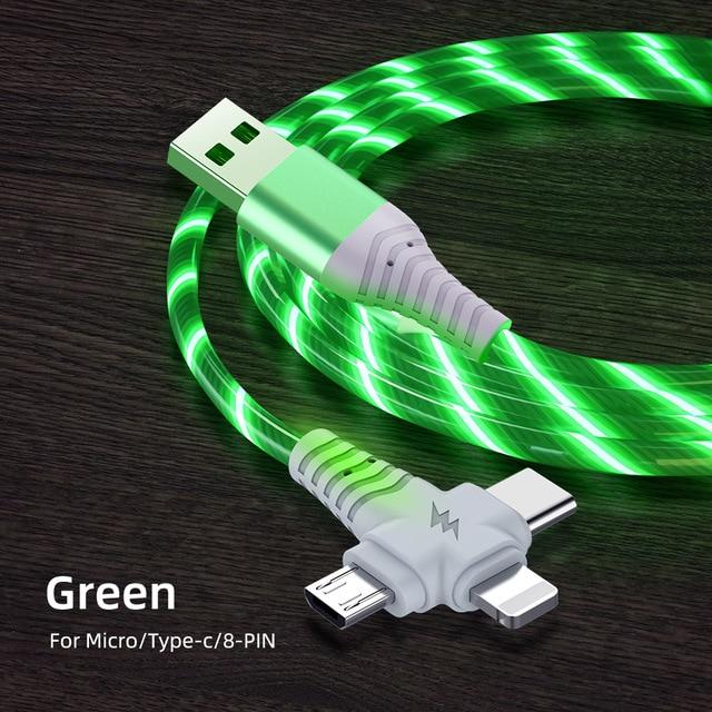 3 in 1 LED fließendes Ladekabel | Brehn