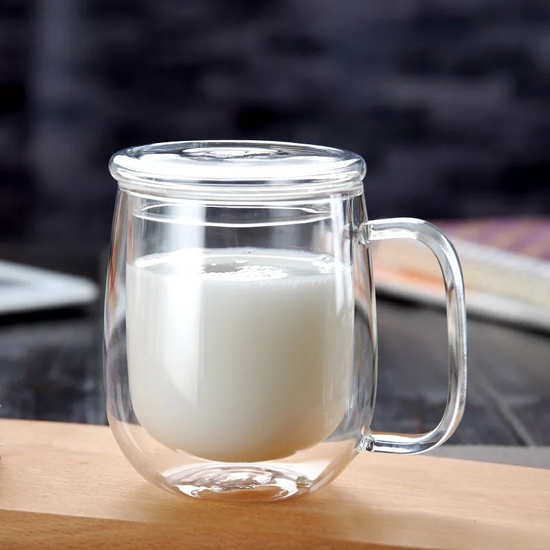 Handgefertigte DouBrehne Thermoisolierte Glasbecher