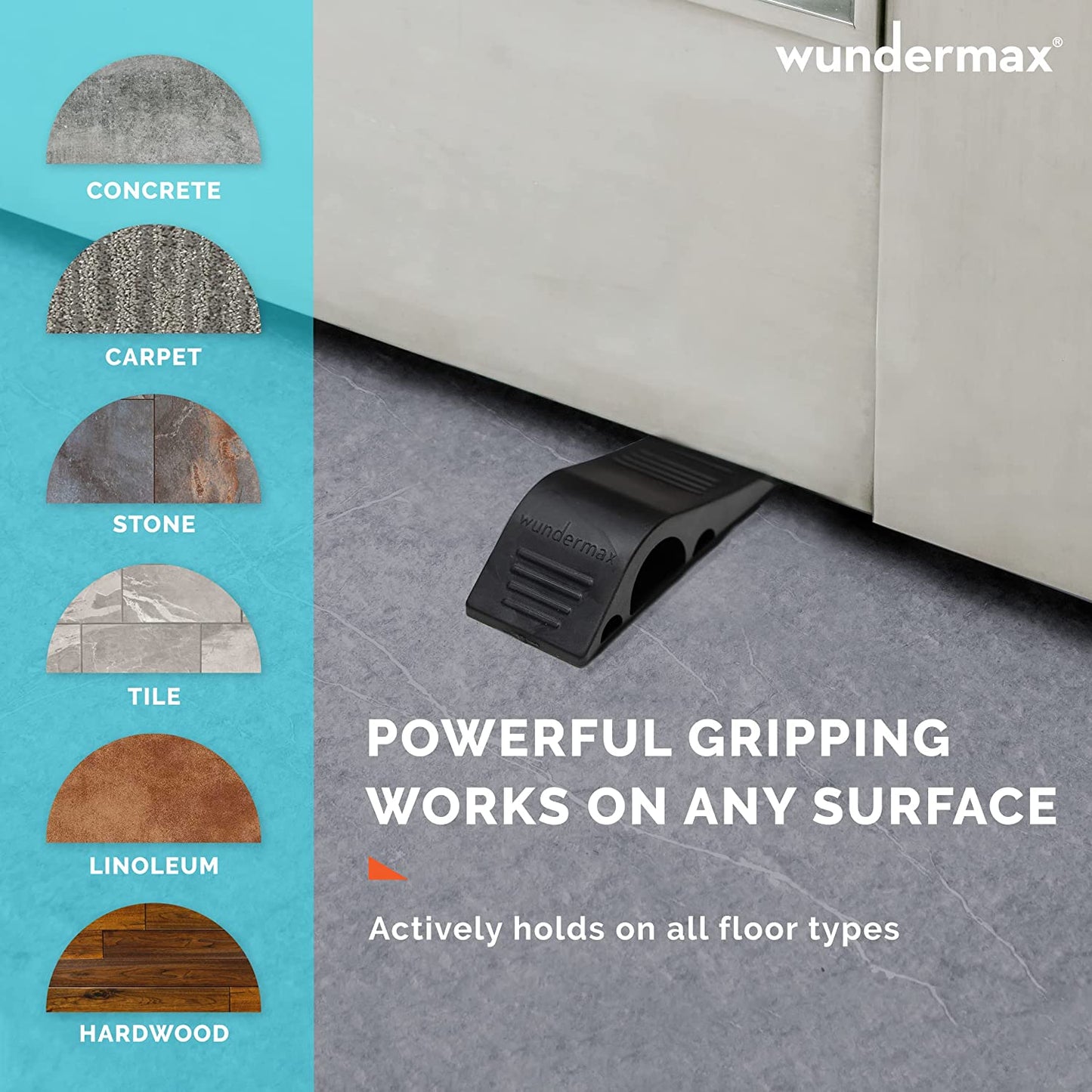 Brehn | 3-Pack: Wundermax Gummi Sicherheits-Türstopper