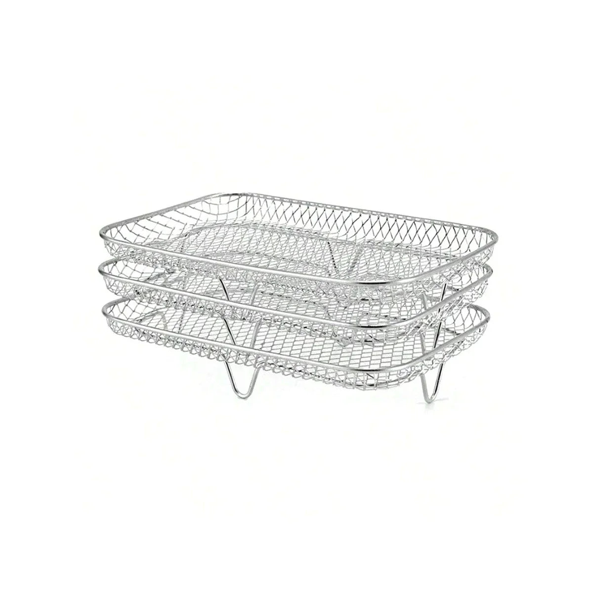 3-Tier Edelstahl Air Fryer Rack Universelles Stapelbares Zubehör | Brehn