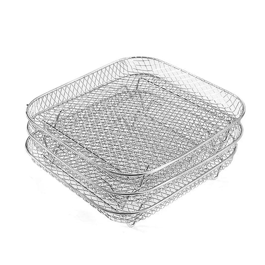 3-Tier Edelstahl Air Fryer Rack Universelles Stapelbares Zubehör | Brehn
