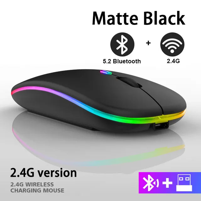 Brehn | Eindhoven Drahtlose LED-Maus | Wiederaufladbare Bluetooth-Maus
