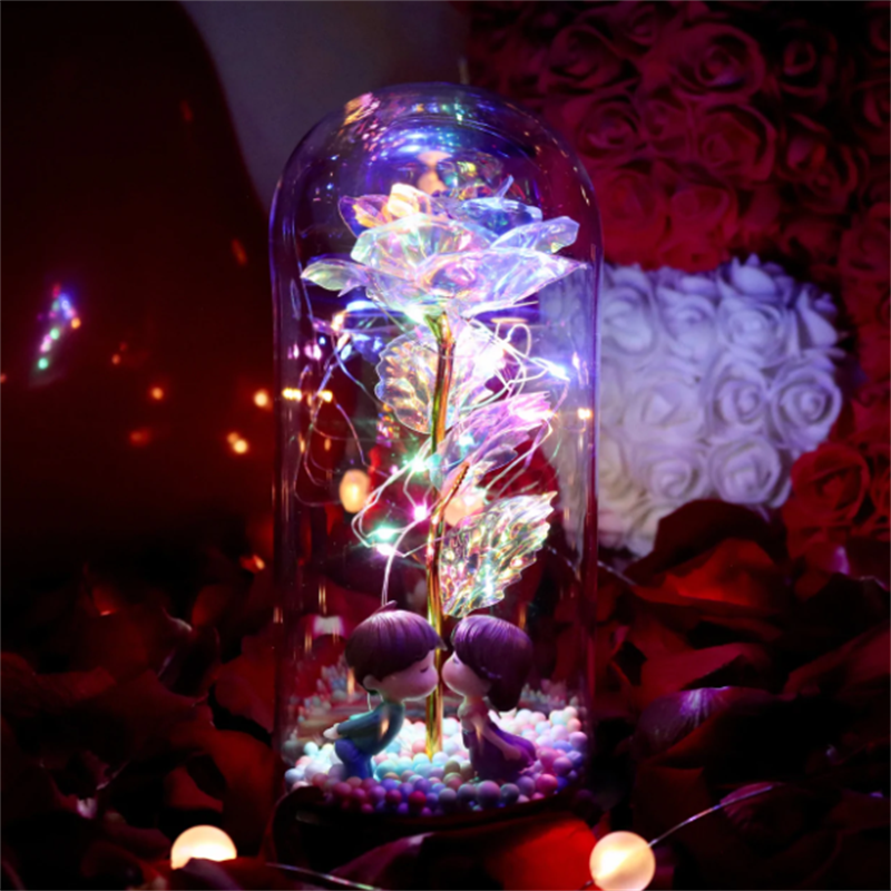 Glitzernde Rosenornamente verzaubern romantisch | Brehn