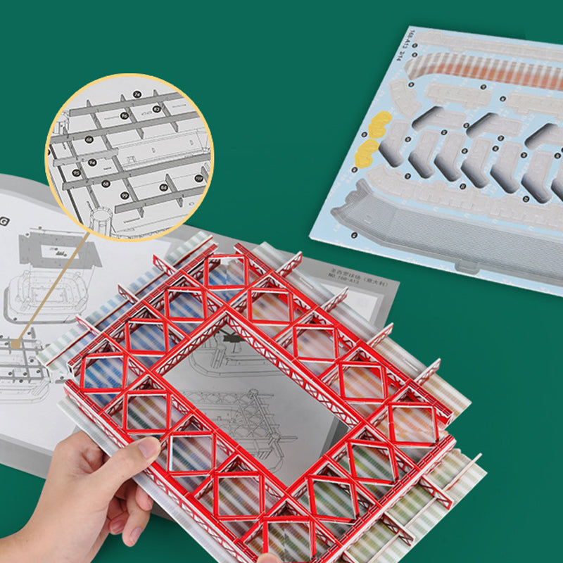 3D-Puzzle-Fußballstadion