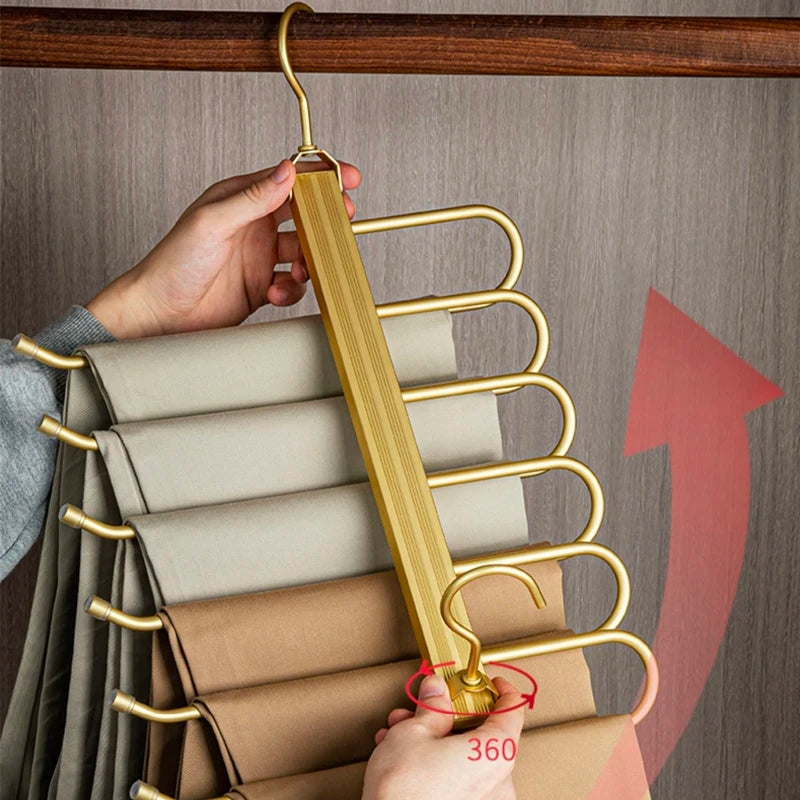 Brehn | Platzsparende Hosenbügel von Gardudu aus Aluminium
