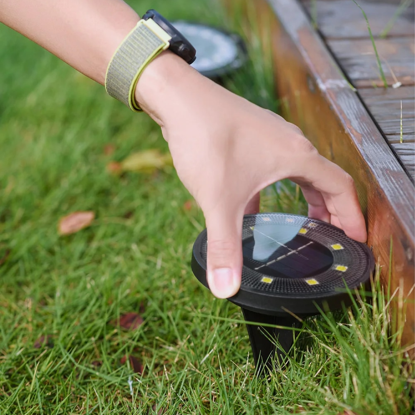 Solarbetriebene wasserdichte Außenlichter