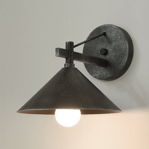 Industrielle Metall Kegel Wandlampe Vintage | Brehn