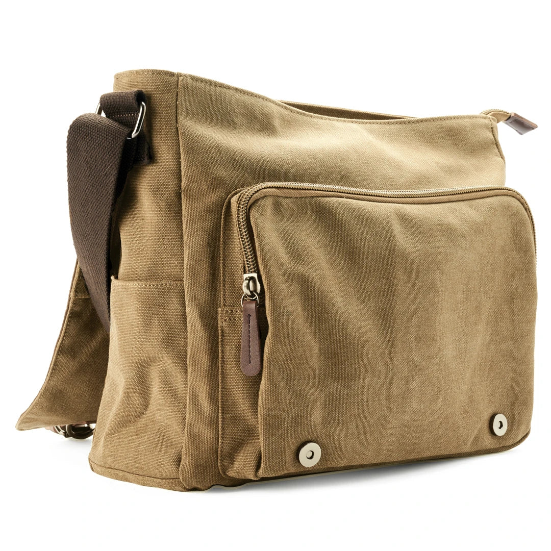AtlasHaul Canvas-Schultertasche — Nie wieder Chaos, immer stilvoll unterwegs | Brehn