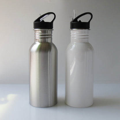 Damen Premium Edelstahl Wasserflasche mit Bambusverschluss Brehn