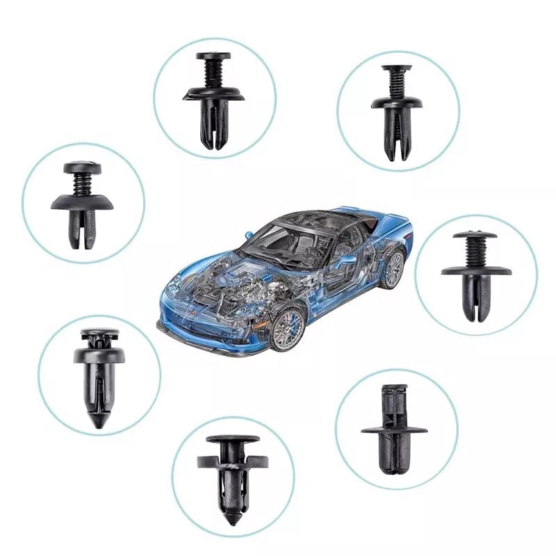 Auto-Befestigungsclips-Set 680 Teile | Brehn