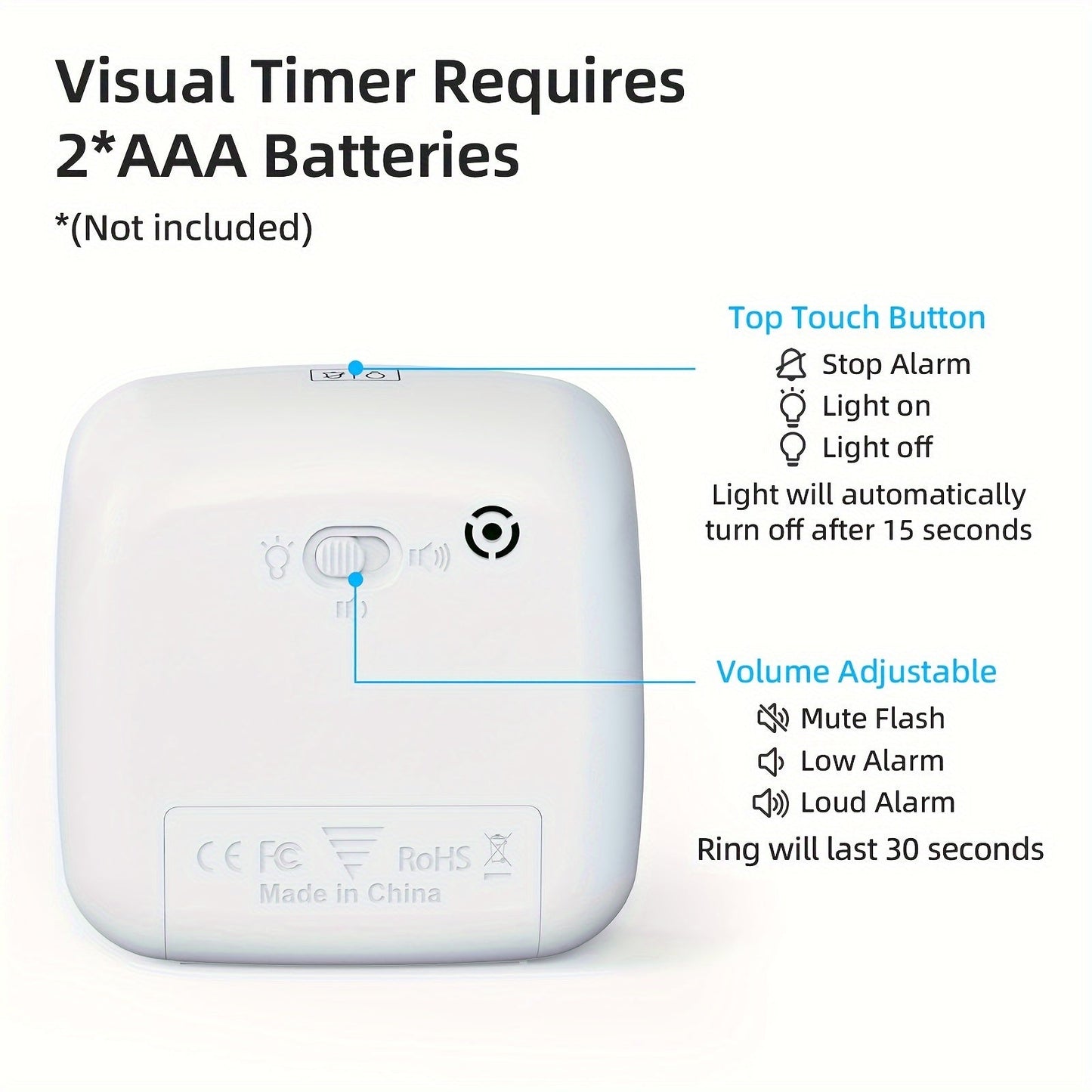 Rainbow Time Management Timer – Visueller 60-Minuten-Countdown-Timer für Studium, Arbeit und Zuhause | Brehn