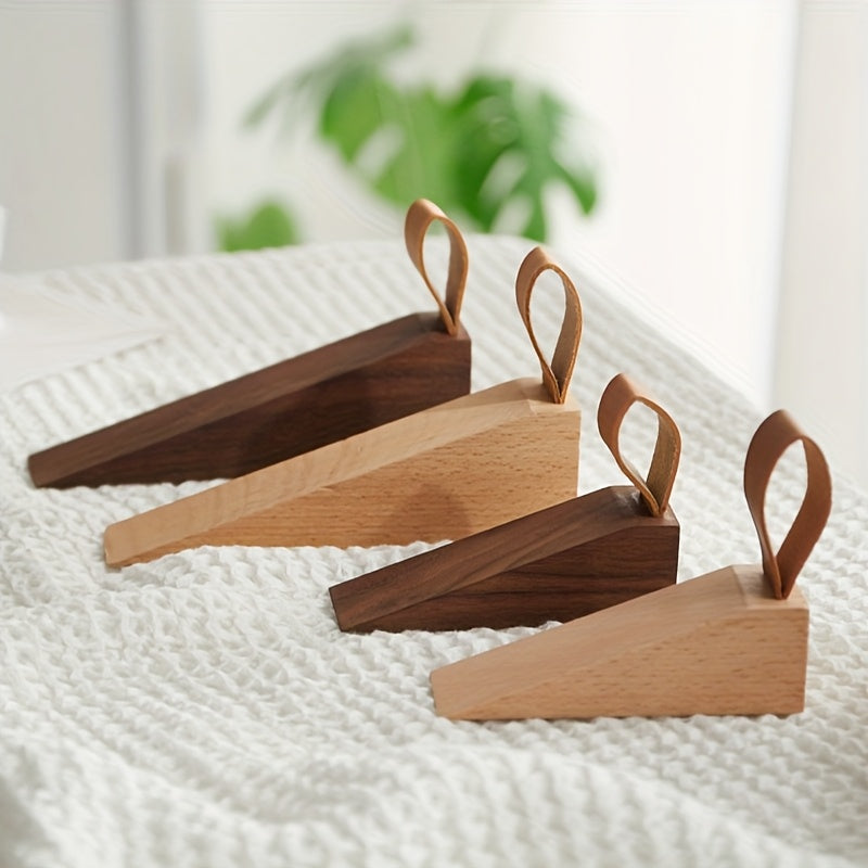 NordGrip Holz Türstopper – Skandinavisches Design mit rutschfester Basis | Brehn