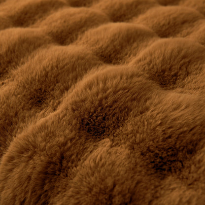 Luxe Ripple Faux Fur Sofa Cover - Modern, Stylisch & Langlebig Sofa Schutz | Brehn